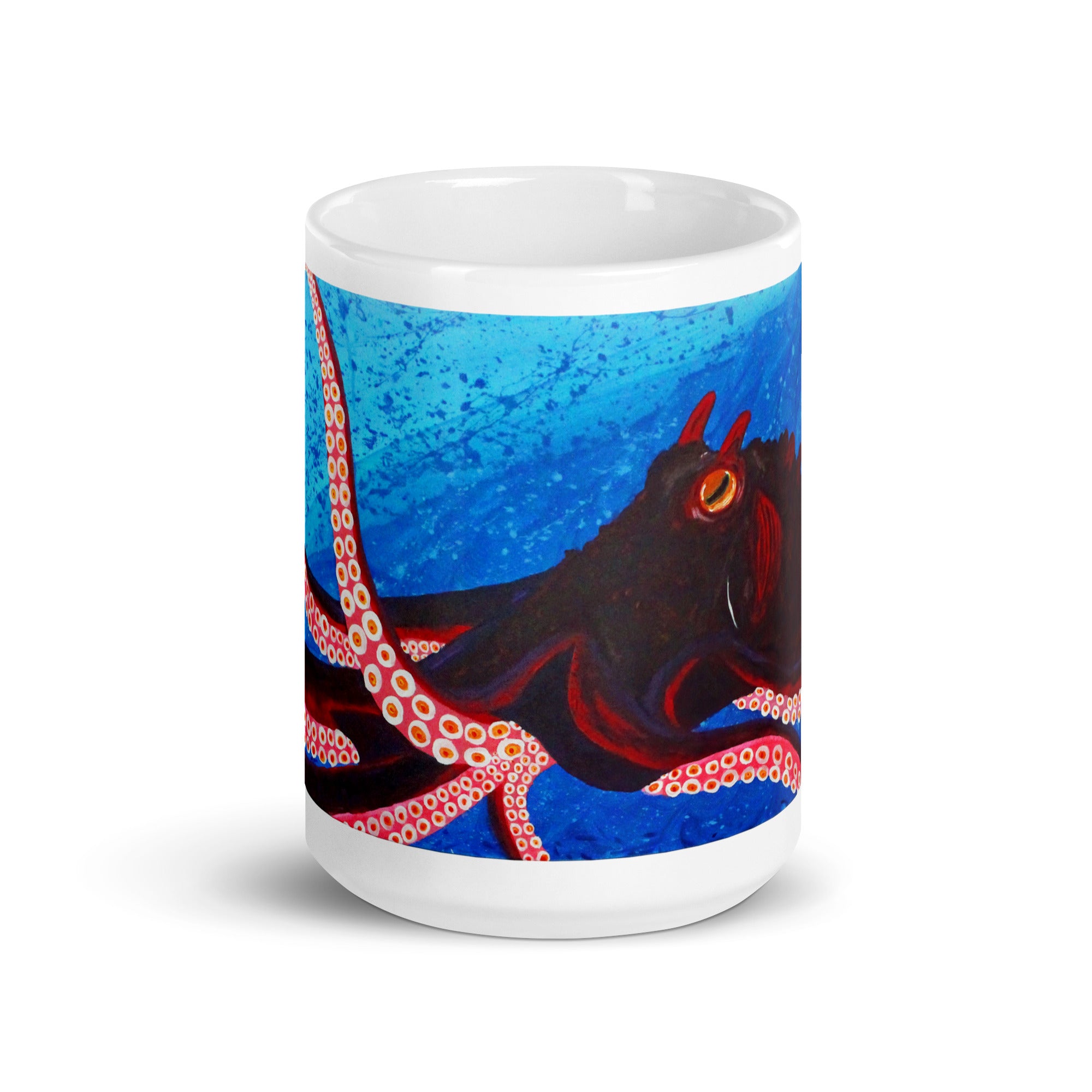 "The Whole Package" By Kai Gentile Octopus Glossy Mug