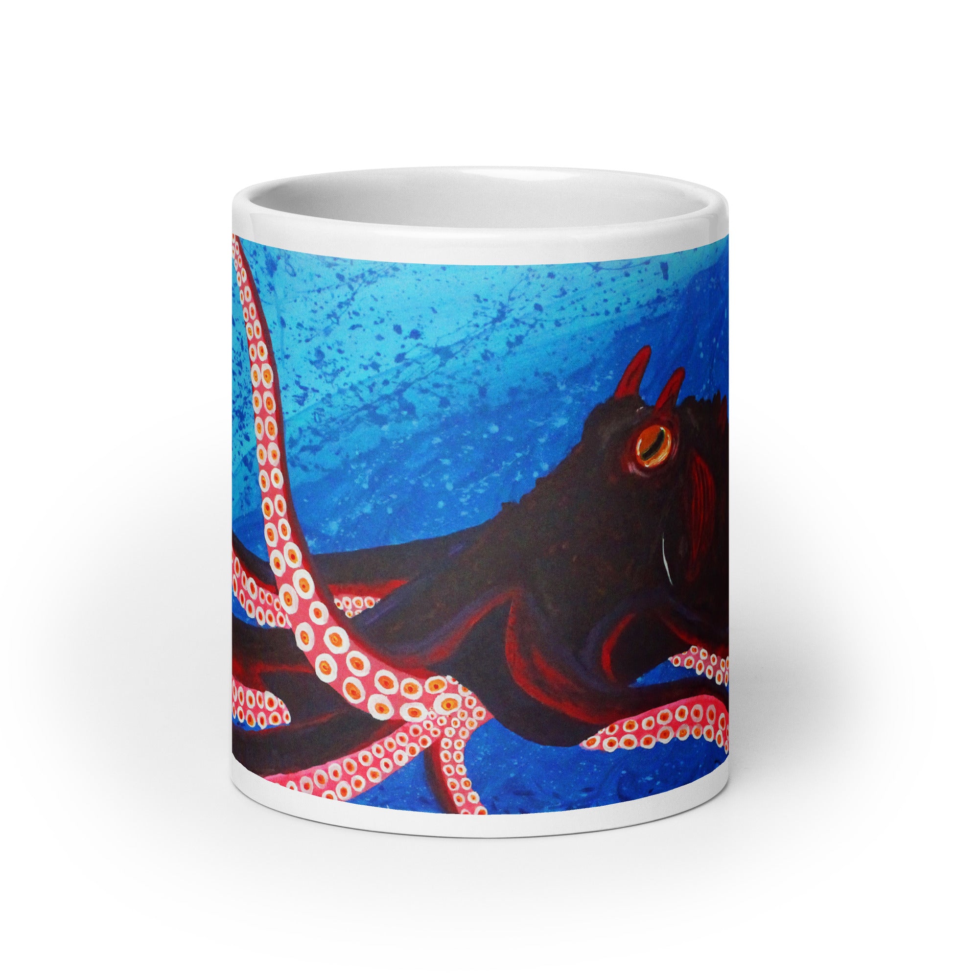 "The Whole Package" By Kai Gentile Octopus Glossy Mug