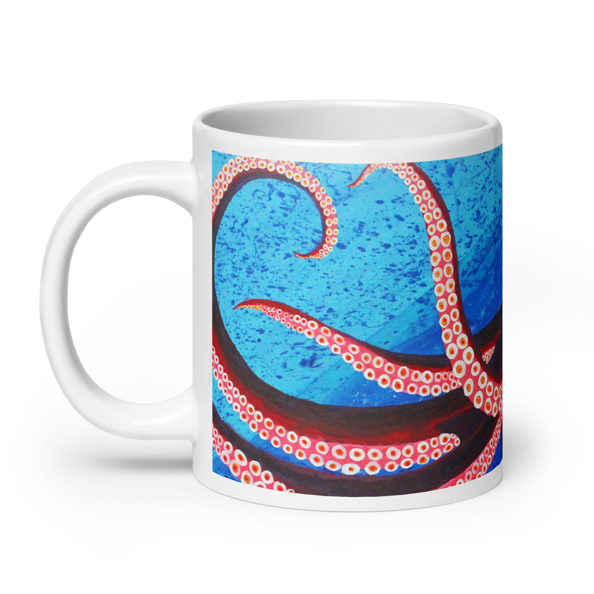 "The Whole Package" By Kai Gentile Octopus Glossy Mug