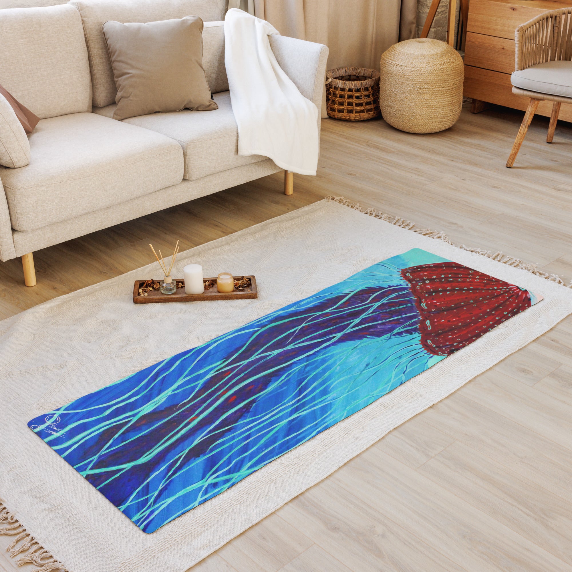 "King Jelly" By Kai Gentile Yoga Mat